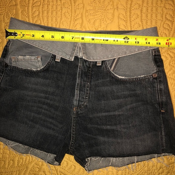 Jean Atelier Black/Grey Flip Shorts Size 28 - Picture 8 of 8